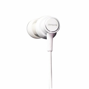 Auricular Intrauditivo Aiwa Estm-500wt White Diamond Carcasa De Alumino Driver 10mm Con Iman N40 Y Diafragma De Titanio Contr 2