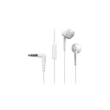 Auricular Panasonic Intrauditivo Rp-tcm55-w Microfono Integrado Cable Jack 3.5mm Color Blanco