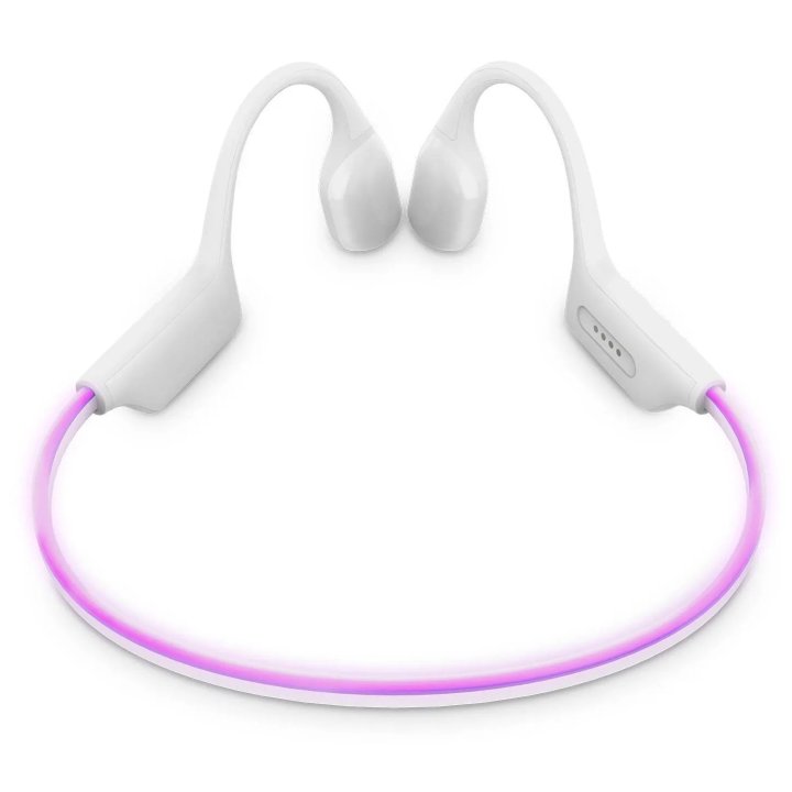 Auricular Bluetooth Conduccion Osea Energy System Aquasport Sumergibles Ipx8 Bt 5.4 8gb Mp3 Luz Led 11h Autonomia