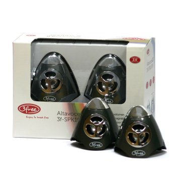 Altavoces 2.0 3free Spk100w 2w+2w Negro Alimentacion Por Usb