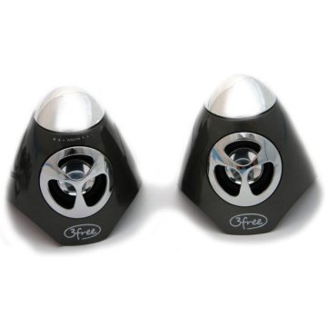 Altavoces 2.0 3free Spk100w 2w+2w Negro Alimentacion Por Usb 2