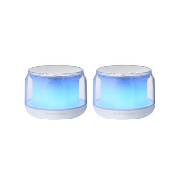 Altavoz Bluetooth 2,0 Mars Gaming Ms-aura White Rgb 360º Bt 5,3 15w Alimentacion Usb + Jack 3,5mm