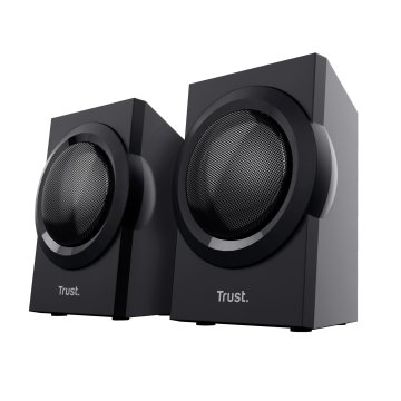 Altavoces 2.1 Trust Yuri - 60w Rms (120w Max) - Control De Volumen- Conexion Auriculares- Entrada De Linea- Color Negro 23696 2