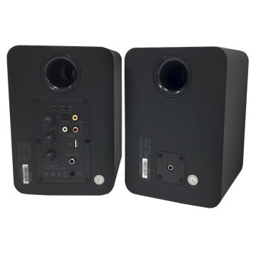 Altavoces 2.0 Bluetooth Autoamplificados Approx Appspk02bk 30w Por Canal Bt5.0 Rca Optical Coaxial Usb Incluye Soporte Pared  2