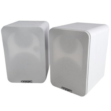 Altavoces 2.0 Bluetooth Autoamplificados Approx Appspk02wh 30w Por Canal Bt5.0 Rca Optical Coaxial Usb Incluye Soporte Pared