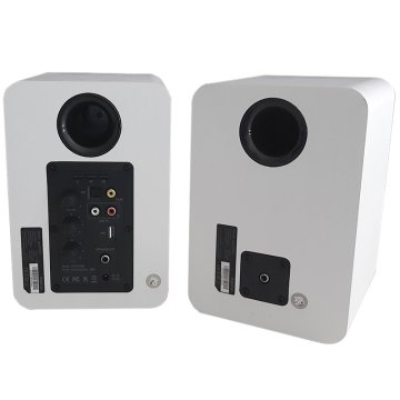 Altavoces 2.0 Bluetooth Autoamplificados Approx Appspk02wh 30w Por Canal Bt5.0 Rca Optical Coaxial Usb Incluye Soporte Pared  2