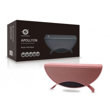 Altavoz Bluetooth Portable Conceptronic Apollyon Color Rojo Reproduce Mp3 Desde Usb microsd Radio Fm Manos Libres 10w 2