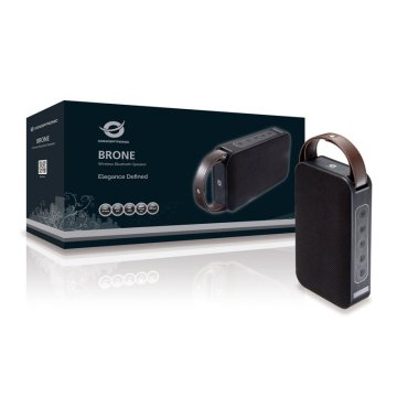 Altavoz Bluetooth Portable Conceptronic Brone Microsd Puerto Usb Radio Fm Color Negro 2