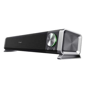 Barra De Sonido Trust Asto Horizontal 12w Control De Volumen Conexion Auricular Y Microfono 21046 2
