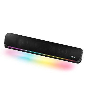 Barra De Sonido Bluetooth Energy Sistem Esg 2 Sonar Black Bt5.0 Jack 3.5mm 10w Rms Luz Rgb 2