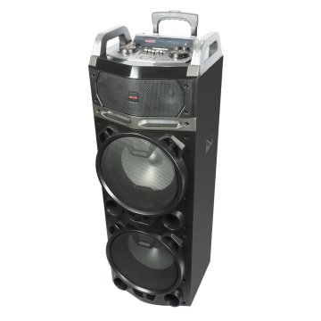 Altavoz Bluetooth Trolley Aiwa Kbtus-900 Bluetooth 4.2 Salida 100w Rms Bateria 7000mah Radio Fm 2 Microfonos Inalambricos Inc 2