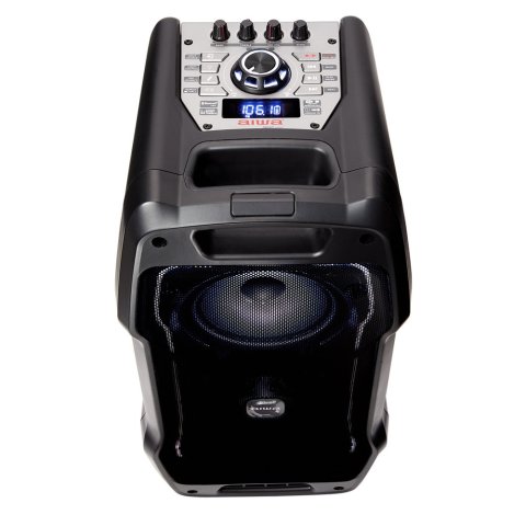 Altavoz Bluetooth Trolley Aiwa Kbtus-400 Bluetooth 5.0 Salida 50w Rms Bateria Radio Fm Microfonos Inalambrico Incluido