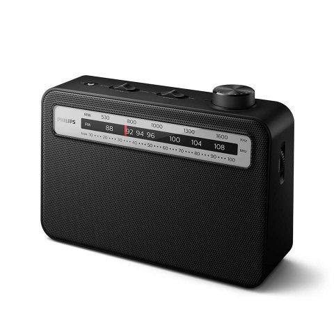 Radio Analogica Con Altavoz Philips Tar2506 12 Color Negro Altavoz Integrado