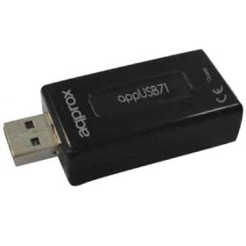 Tarjeta De Sonido Usb 7.1 Approx Appusb71 + Volumen