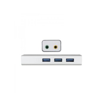 Tarjeta De Sonido Usb 5.1 Approx Appusb51hub + Hub Usb-a A 3xusb 3.0 2