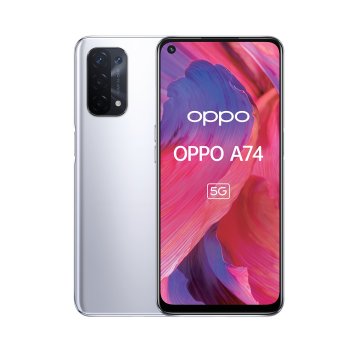Smartphone Oppo A74 5g Cph2197 6.5" Fhd+ 5g 6gb 128gb Plata 48mpx 16mp Bateria 5000mah