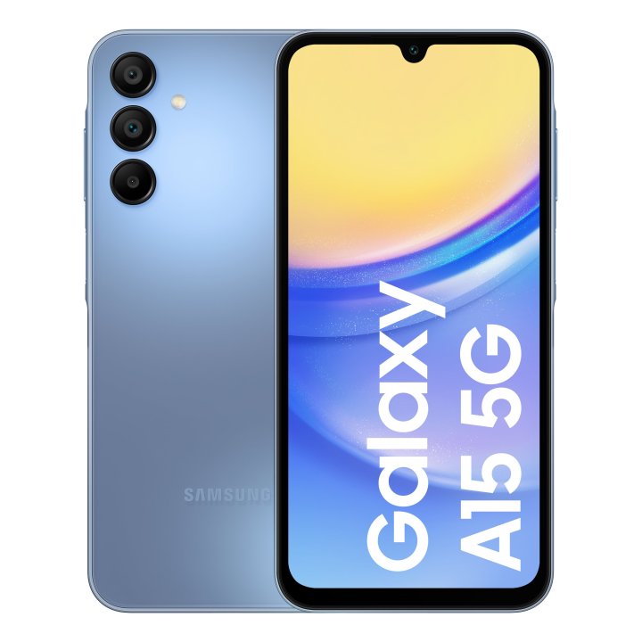 Smartphone Samsung Galaxy A15 6.5" 90hz 4gb 128gb 5g 50mp 13mp Bateria 5000mah Azul