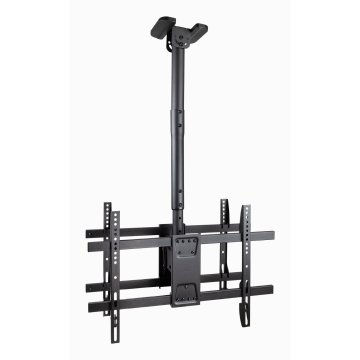Soporte De Techo Tooq Lpce2286tsli-b 2 Pantallas 43-86" Max. 50kg Vesa Max. 600x400 Negrodistancia Techo 485-925 Mm