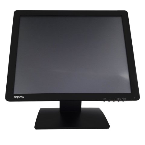 Monitor 19" Tactil Resistiva 5 Hilos Tpv Approx Appmt19w5 Vga Negro 5ms 300cd m2 Inclinable Base Antivibración Monitor 19" Tactil Resistiva 5 Hilos Tpv Approx Appmt19w5 Vga Negro 5ms 300cd m2 Inclinable Base Antivibración