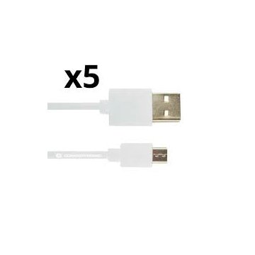Kit 5 Unidades Cable Usb 2.0 A Micro Usb Nortess...