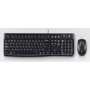 Pack Teclado Y Mouse Logitech Mk120 "aleman" Con Cable P n 920-002540 2