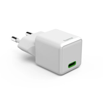 Cargador De Pared Hama Super Mini 1xusb-c Gan 30w Quick Charge Power Delivery Color Blanco 2