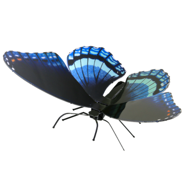 Maqueta 3d Metal Fascinations Mariposa Red-spotted Purple...
