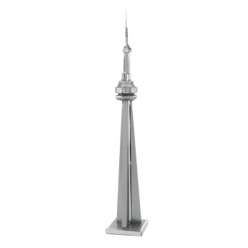 Maqueta 3d Metal Fascinations Cn Tower Toronto Montaje...