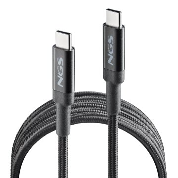 Cable Usb-c Macho A Usb-c Macho Ngs Knot65w-2 De 2m De Longitud