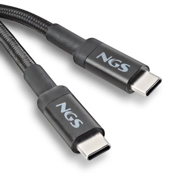 Cable De Carga Rapida Ngs Knot100w-2 Usb-c A Usb-c De 2 Metros 2