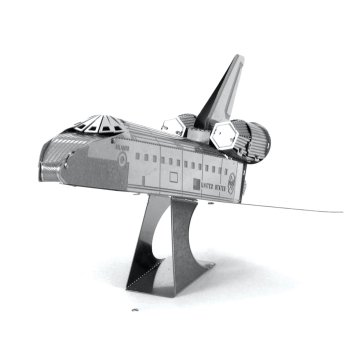 Maqueta 3d Metal Fascinations Space Shuttle Enterprice Montaje Sin Pegamento Ni Soldadura Maquetas 3d 2
