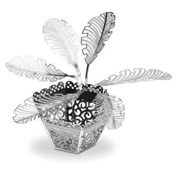 Maqueta 3d Metal Fascinations Planta Sago Palm Tree...