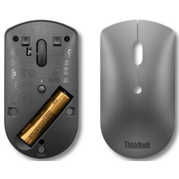 Mouse Lenovo Thinkpad Silent Bluetooth 5.0 Color Gris Hierro 2