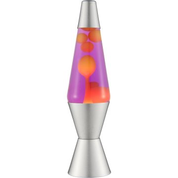 Lampara De Lava Classica 2125eu Cera De Color Naranja...