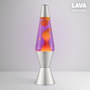 Lampara De Lava Classica 2125eu Cera De Color Naranja... 2