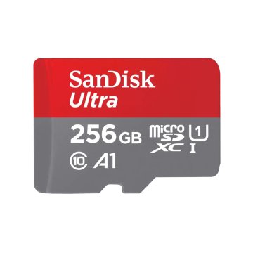 Memoria Sd Micro 256gb Sandisk Ultra Microsdxc + Sd Adapter 150mb s A1 Class 10 Uhs-i Sdsquac-256g-gn6ma