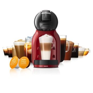 Cafetera Krups Kp123has Dolce Gusto Mini Me Negra Y Roja Automatica  2