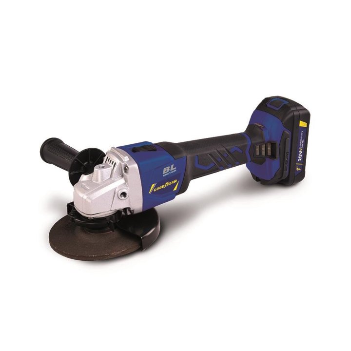Amoladora Goodyear Con Bateria 20v Li-ion  4ah 11500rpm Disco-115mm