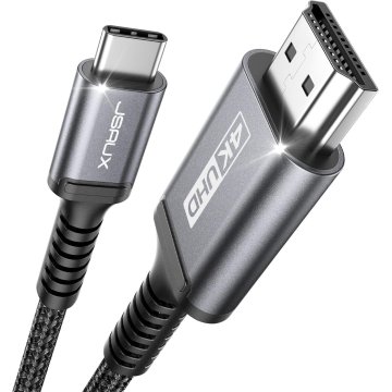Cable Usb-c A Hdmi 4k 1m Trenzado Jsaux Compatible Con...