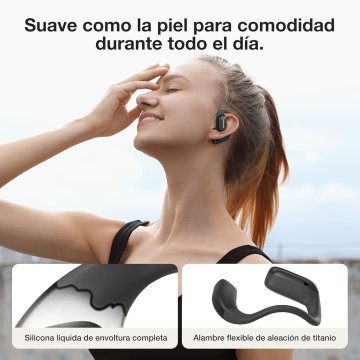 Auricular Bluetooth Blitzrock Conduccion Osea, 4 Mic,... 2
