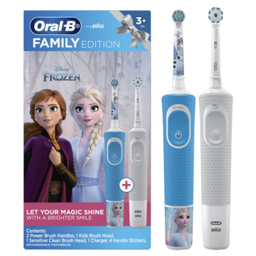 Cepillo Dental Electrico Braun Oral-b Kids Frozen Family...