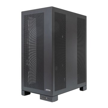 Caja E-atx Torre Abysm Ai Pro 100 Workstation Negra 9xslots 6xssd 2xhdd 2xusb 3.0 1xusb-c Color Negro 2