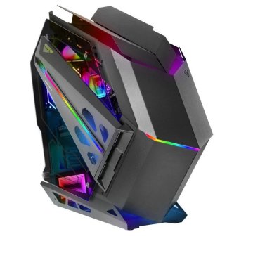 Caja Atx Semitorre Mars Gaming Titan Black Diseño Extremo...