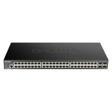 (km0) Switch Semigestionable D-link Dgs-1250-52x e 48p Giga + 4p 10g Sfp+ Capacidad De Switching 176gbps Cash30