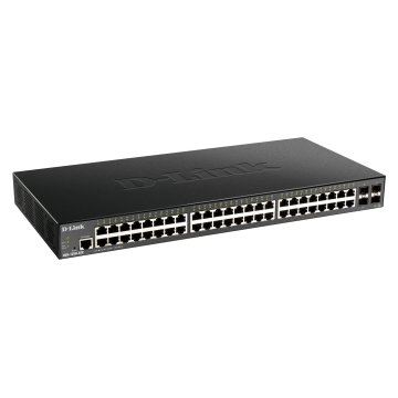 (km0) Switch Semigestionable D-link Dgs-1250-52x e 48p Giga + 4p 10g Sfp+ Capacidad De Switching 176gbps Cash30 2