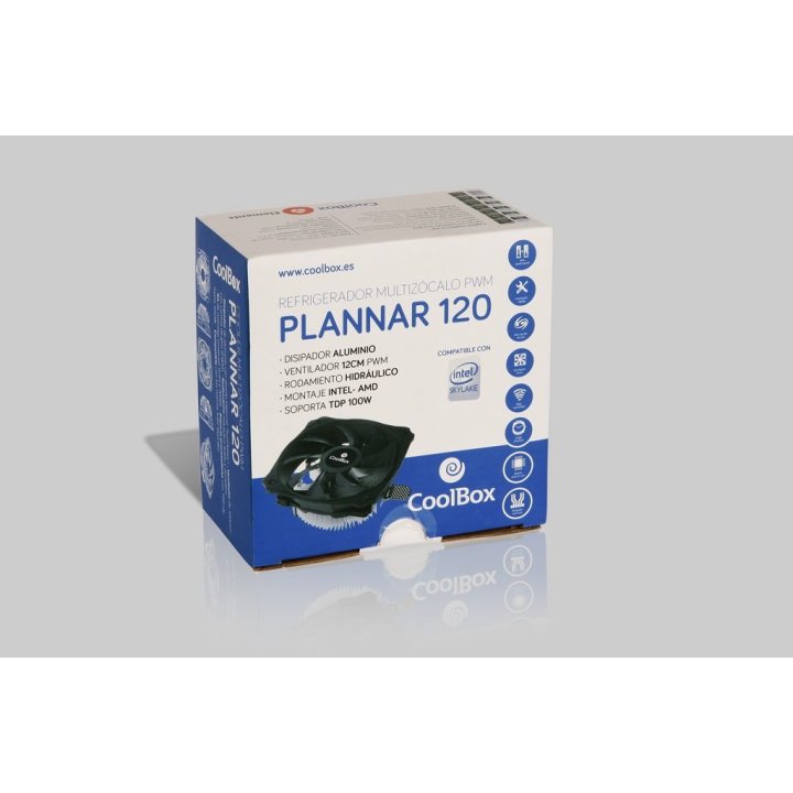 Ventilador Interno Cpu Coolbox Vencoopl120p Multizocalo 120mm Montaje Universal Hasta 100w