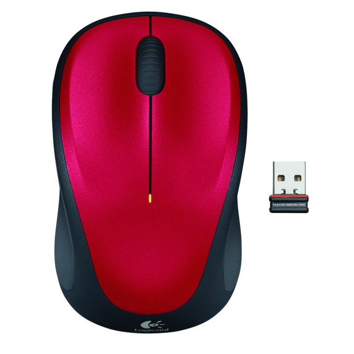 Mouse Logitech Wireless M235 Red, Nano Receptor P n 910-002496