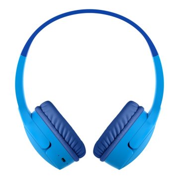 Headset Inalambrico Belkin Aud002btblv3 Supraaural Carga Por Usb-c Color Azul Kids 2