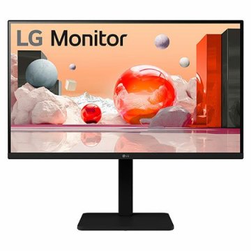 Monitor 27" Hdmi Vga Dp Lg 27ba560-b Fhd 1920x1080 Ips Regulable En Altura Multimedia Color Negro
