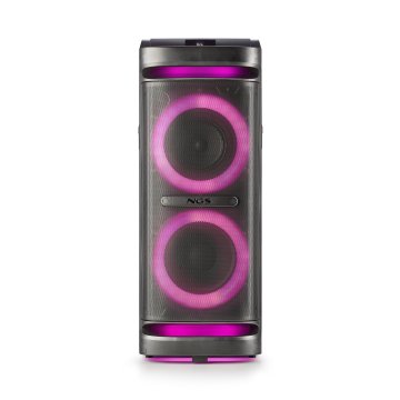 Altavoz Bluetooth Trolley Ngs Wildspace2 2000w Tecnologia Bt Y Tws Usb aux In. Luces Led 2